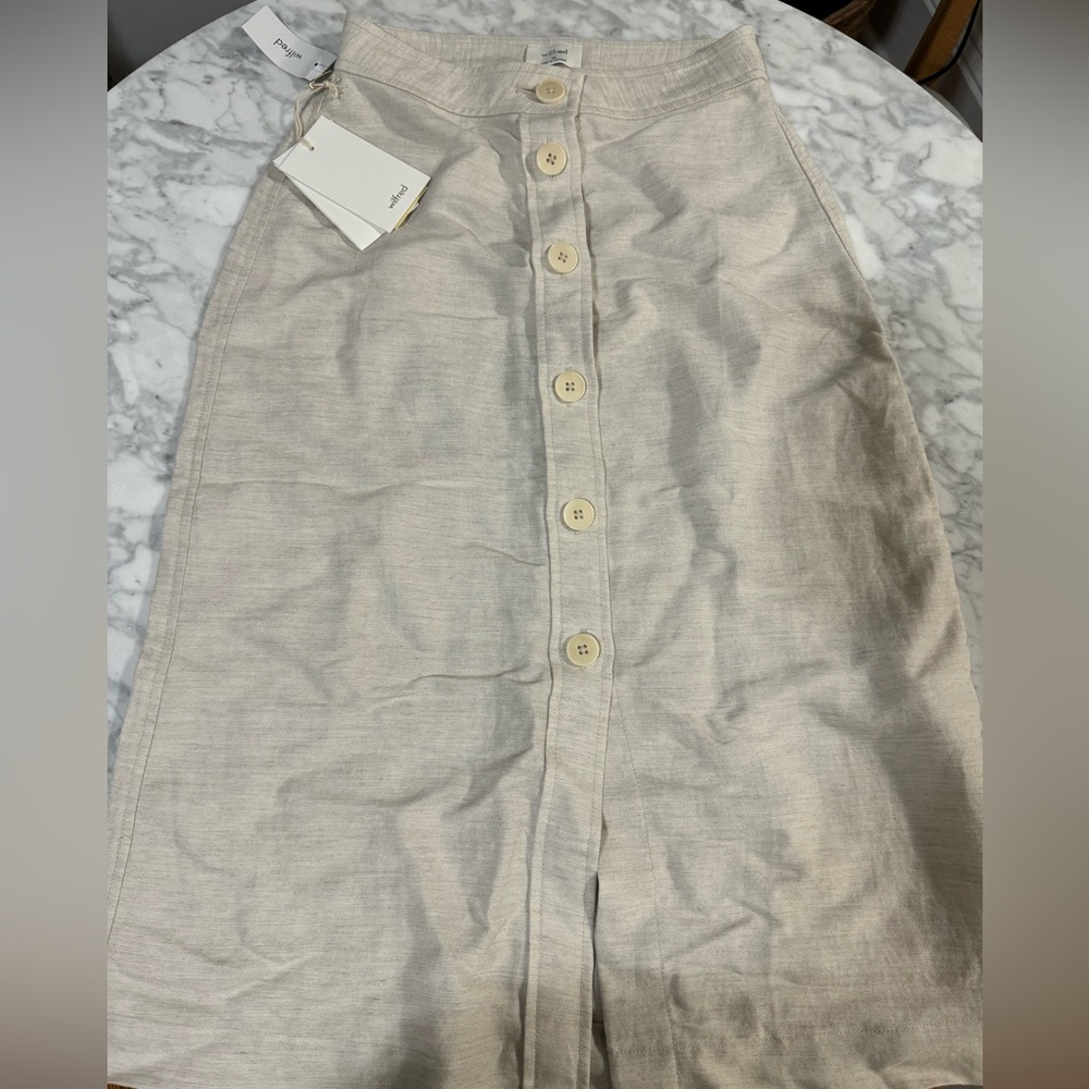 Aritzia - Wilfred linen skirt, 24 waist